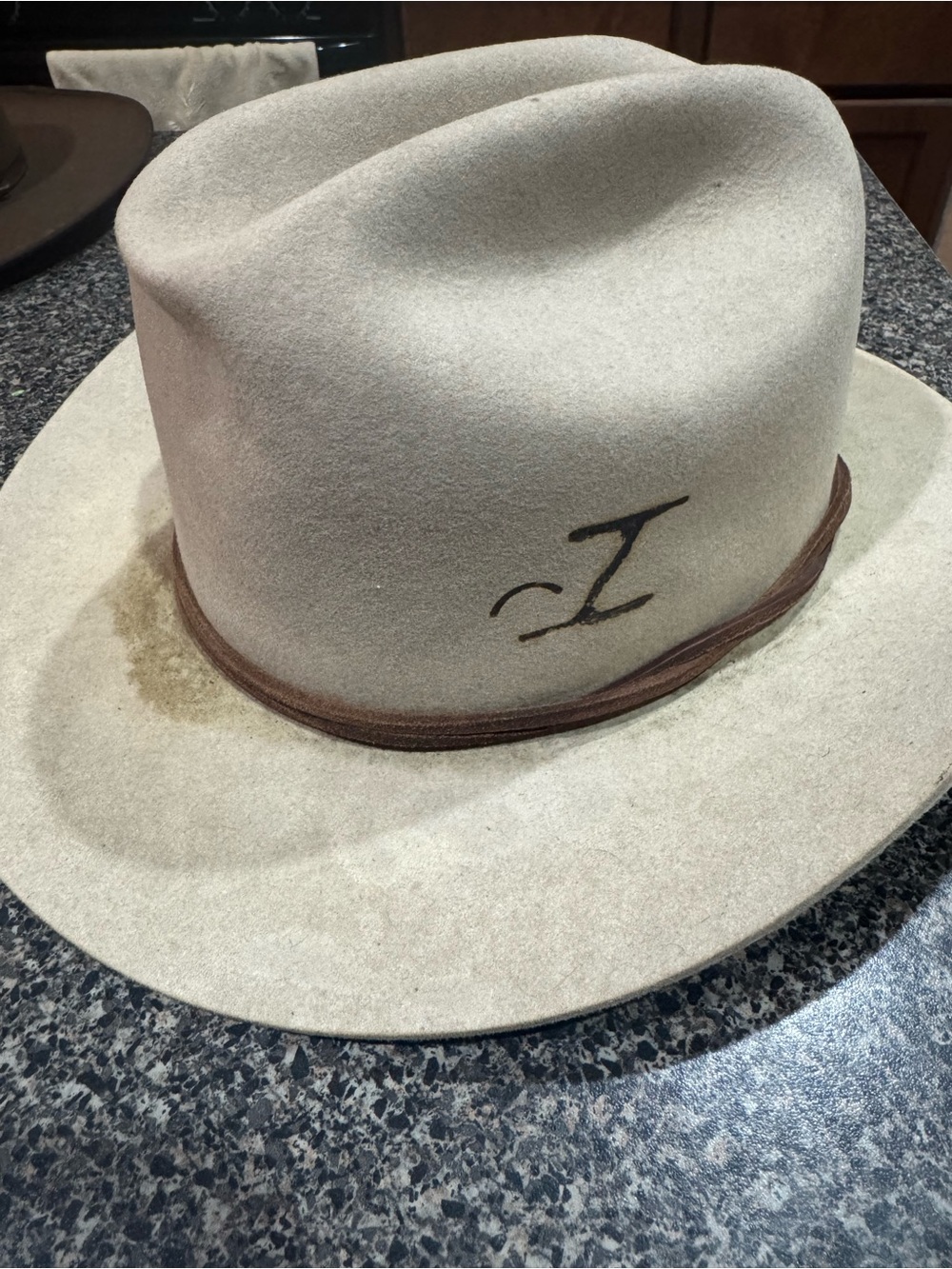Lot of beat up cowboy hats Stetson Resistol Dynafelt - Picture 15 of 16